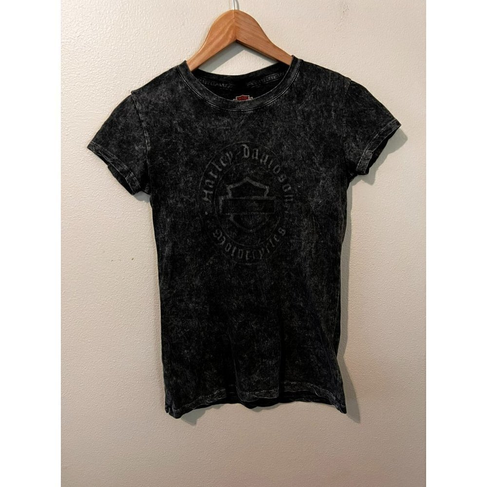 Girl's Harley Davidson Caliente San Antonio Texas Graphic Tee Size M [EXCELLENT]